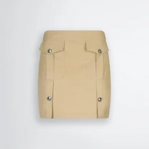 mini gonna con bottoni