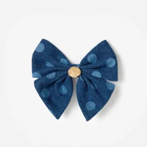 fiocco per capelli con pois