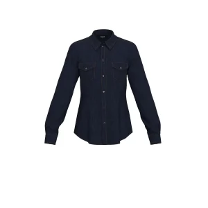 camicia in denim stretch