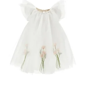abito tulle fiori