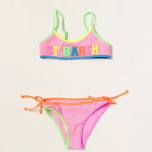 costume due pezzi con logo