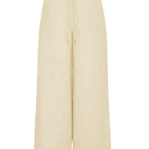 pantalone ampio in lino