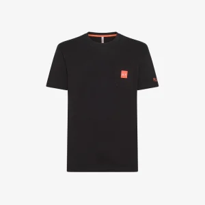 t-shirt con logo quadrato