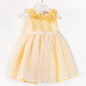 abito con applicazioni al collo