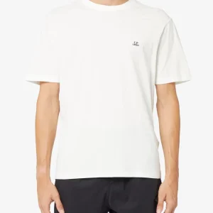 t-shirt con ricamo logo