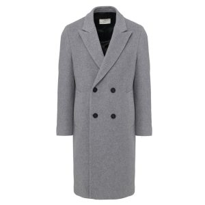 cappotto doppiopetto in lana