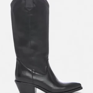 texano in pelle nero