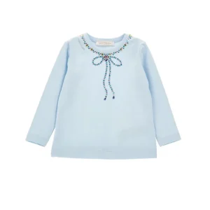 t-shirt con applicazione strass