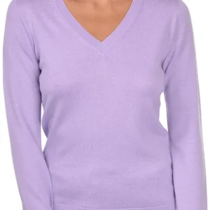 maglia in lana scollo a V