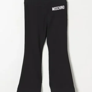 pantalone a zampa con logo