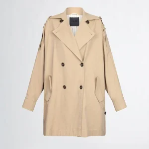Trench in gabardine