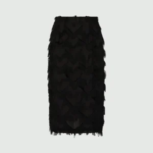 Gonna con fil coupè