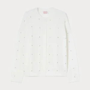 cardigan con pailettes