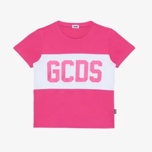 T-shirt con logo contrasto