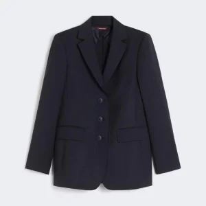 blazer in tela di lana