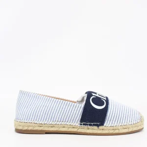 Espadrillas con logo e righe