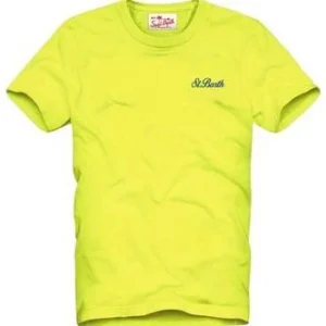 t-shirt con ricamo petto