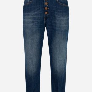 jeans koons denim con bottoni