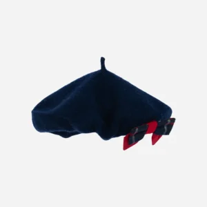 basco con fiocco tartan