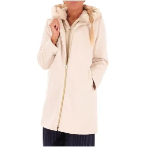 giaccone in panno soft imbottito