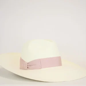 panama con nastro in contrasto