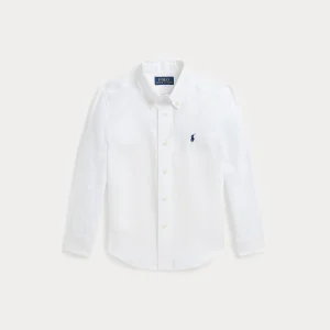 camicia in lino con pony