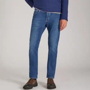 jeans in denim lavato