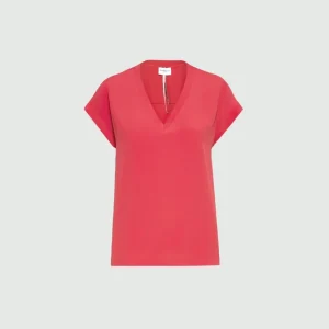 blusa con scollo a V