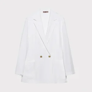 giacca doppiopetto con bottoni oro