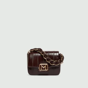 borsa le muse small con stampa rettile