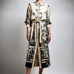 abito elegante con cintura