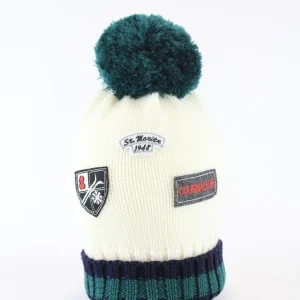 cappellino lana con patch