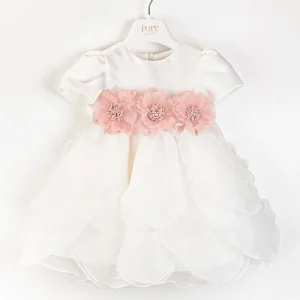 abito neonata con fiori