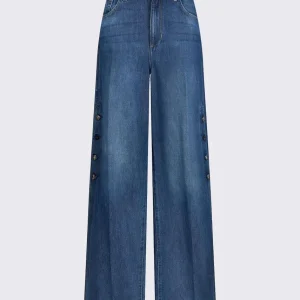 jeans flare con spacchetti