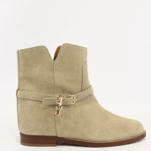 stivaletto con ciondolo logo