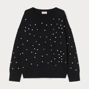 maglia in misto cachemire