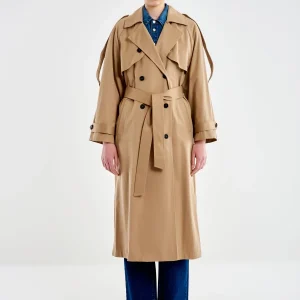 trench lungo doppiopetto