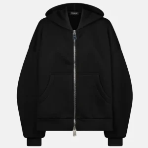 felpa over full zip e cappuccio