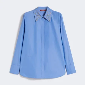 camicia con cristalli