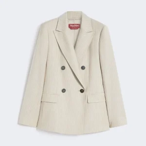 blazer doppiopetto in flanella