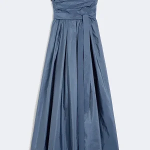 abito bustier in taffetà