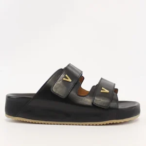 sandalo basso in pelle