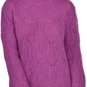 maglione a rombi traforati