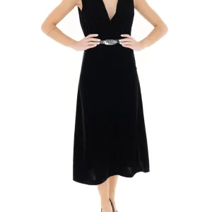 abito midi con cintura