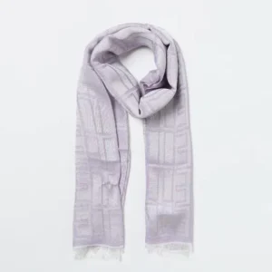 sciarpa jacquard lurex