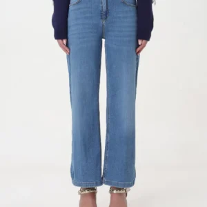 jeans in denim di cotone