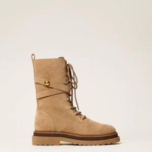 anfibio in pelle scamosciata