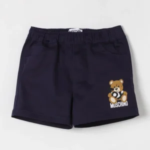 shorts con ricamo orsetto