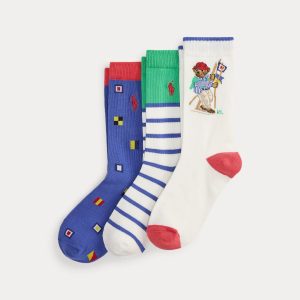 set tre calze a fantasia