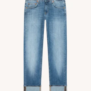 jeans coco con risvolto